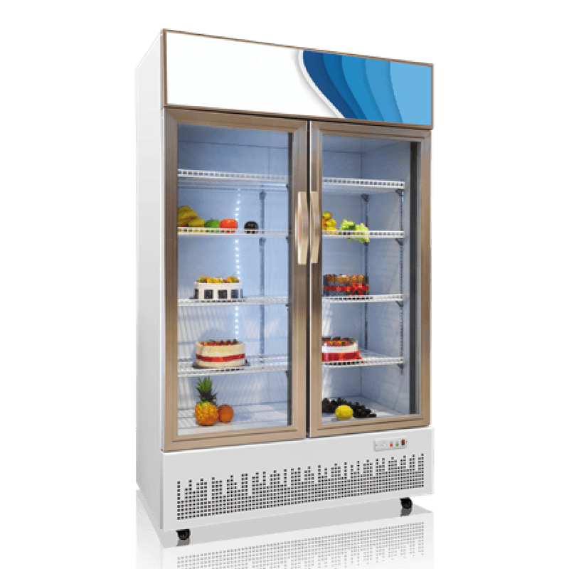 Tủ đông hiển thị cửa trượt ít tiếng ồn